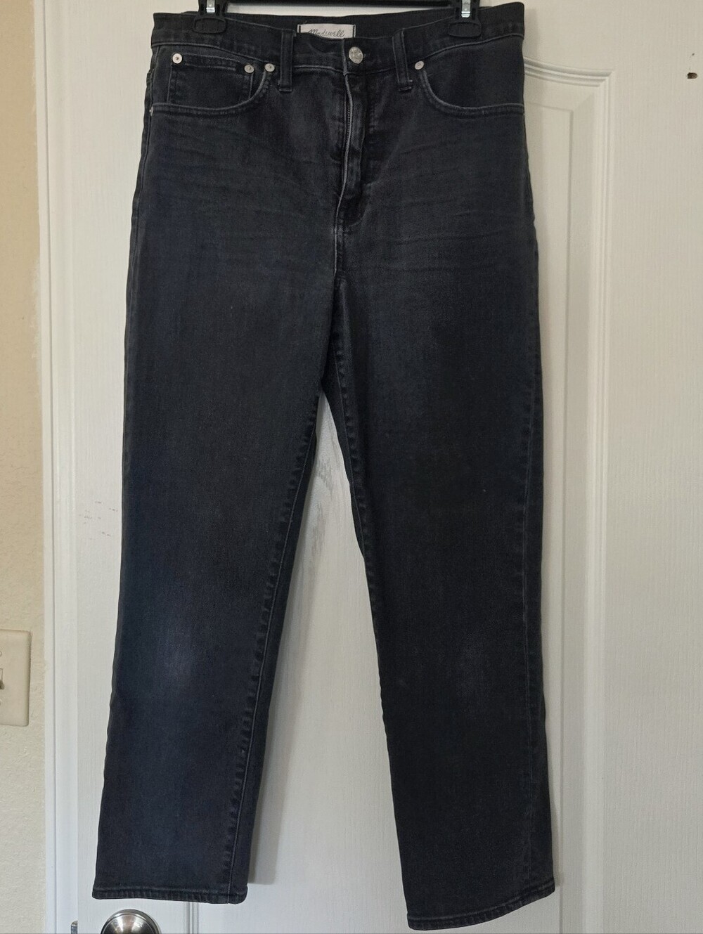 Madewell Classic Straight Lunar Wash Jeans 28 - Picture 2 of 6